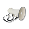 Megaphone with microphone and siren