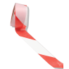 Ruban chevrons rouge et blanc