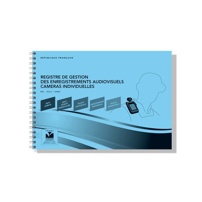 Registre de gestion des enregistrements audiovisuels cameras individuelles