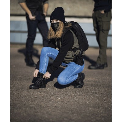 GK BOOTS - Cuir, Toile & Zip