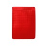Support pour carte professionnelle avec velcro Rouge - Lot de 10