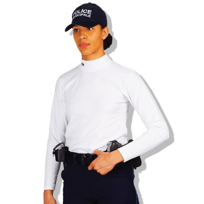 Navy blue long-sleeve undershirt - vue 3