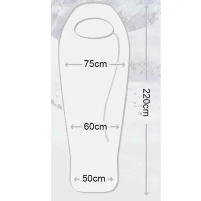 SUMMER Sleeping Bag 0° to -7°/ 1.6 Kg – OD Green - vue 6