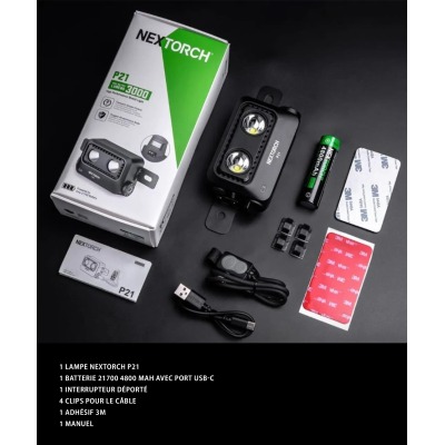 P21 Shield Light 3000 Lumens – NEXTORCH - vue 8