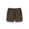 Short de Sport Sprint 2-en-1 GK UNDERCOVER Kaki - vue 4