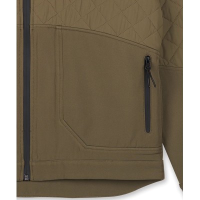 Storm Bi-Material Softshell Jacket Khaki