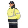 Veste coupe-vent etanche bicolore securite ecole