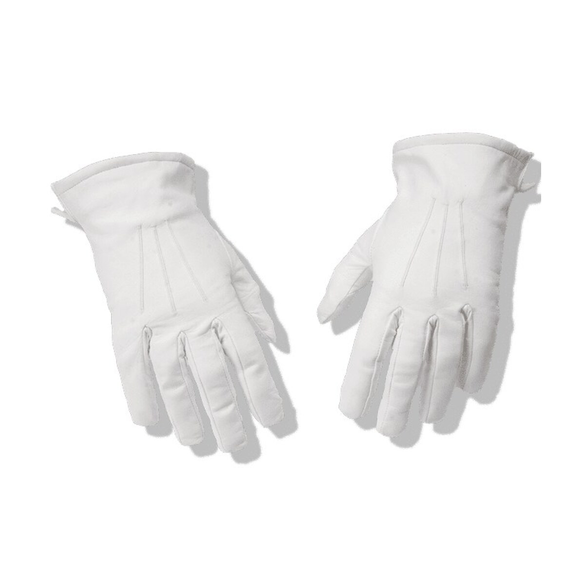 Gants blanc de cérémonie en cuir