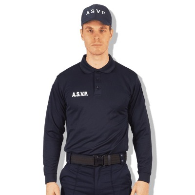 Water-Resistant Breathable Long Sleeve Polo