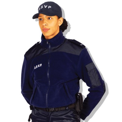 Navy Blue Fleece Jacket
