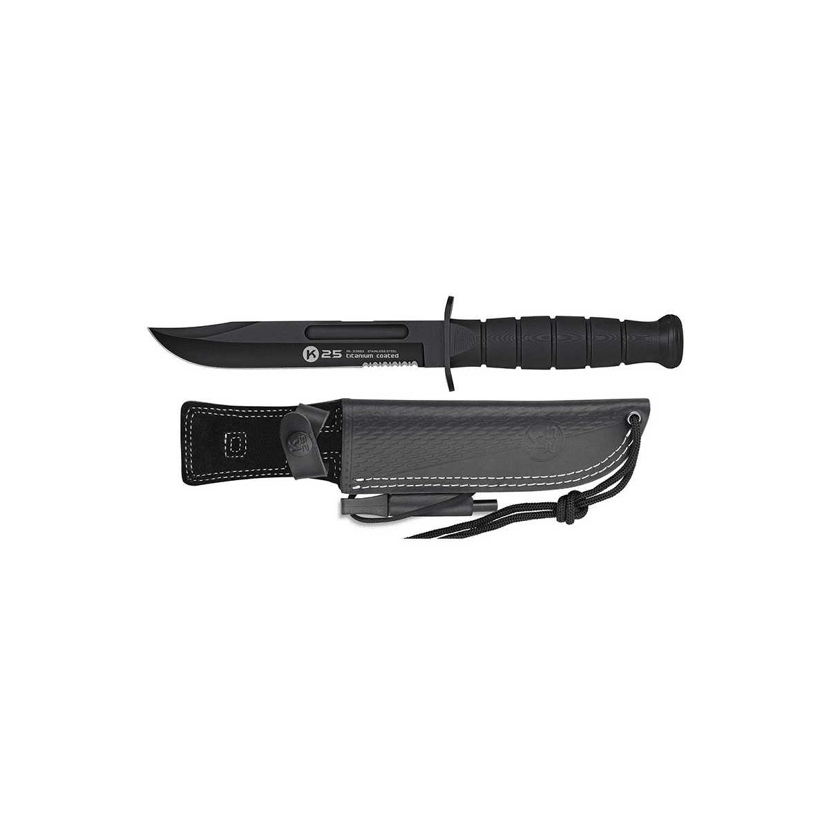 Couteau K25 Poignée G10 – Noir
