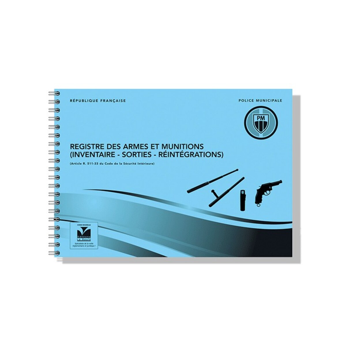 Registre des armes et munitions