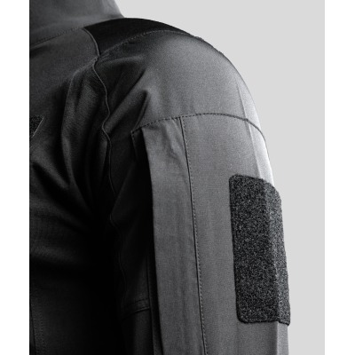 UBAS Long Sleeve Shirt PRIVATE SECURITY – Black - vue 2