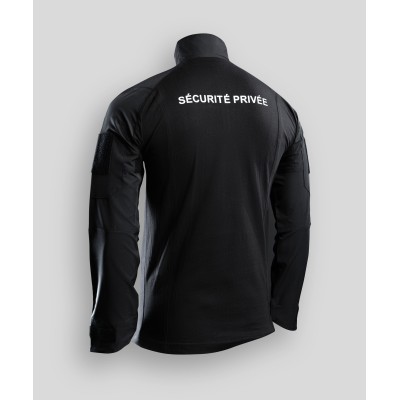 Chemise UBAS Manches Longues SECURITÉ PRIVÉE – Noir
