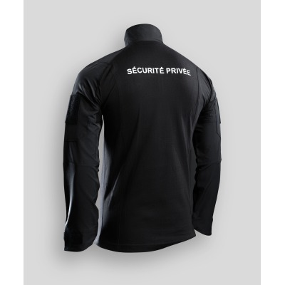 UBAS Long Sleeve Shirt PRIVATE SECURITY – Black - vue 3