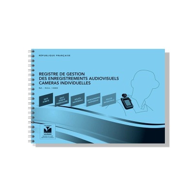 Registre de gestion des enregistrements audiovisuels cameras individuelles