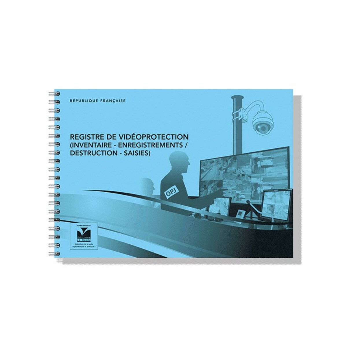 Registre de vidéoprojection (inventaire-enregistrements-destructions-saisies)