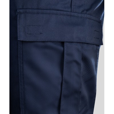 Pantalon Sécurité Privée Marine avec Bandes HV - GK SAFETEK®️