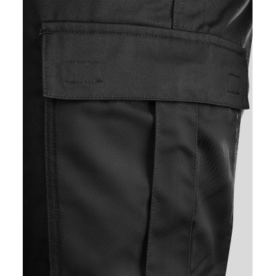 Pantalon Sécurité Privée noir avec bandes HV - GK SAFETEK®️