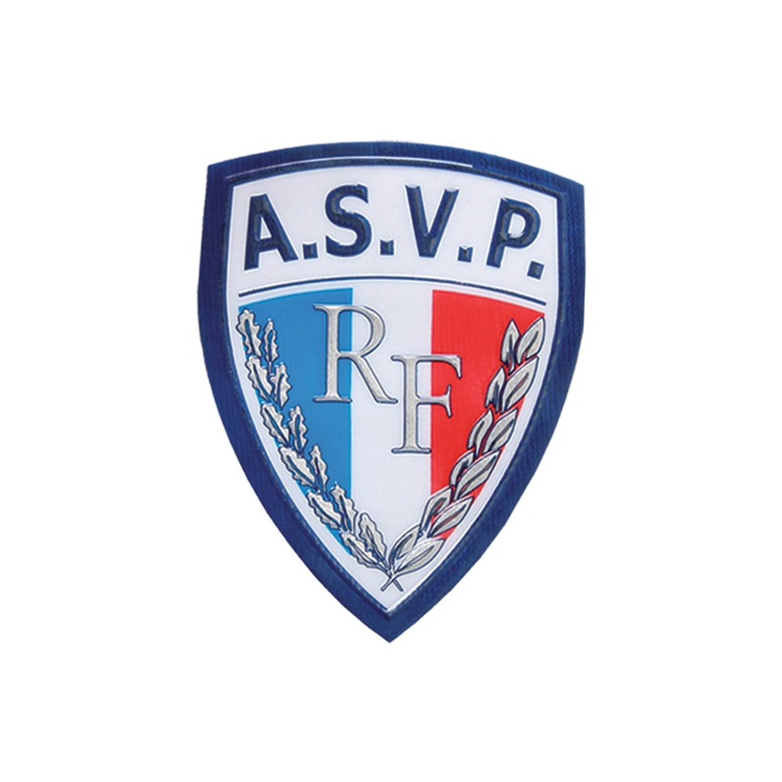 Écusson ASVP rétro-réfléchissant auto-agrippant GK