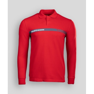 Fire Safety Long-Sleeve Polo – GK SAFETEK®
