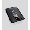 Support pour carte professionnelle avec velcro Noir - Lot de 10