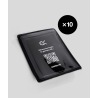 Professional Card Holder with Velcro Black – Pack of 10