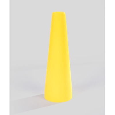 Cone de circulation jaune