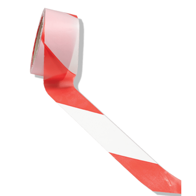 Ruban chevrons rouge et blanc