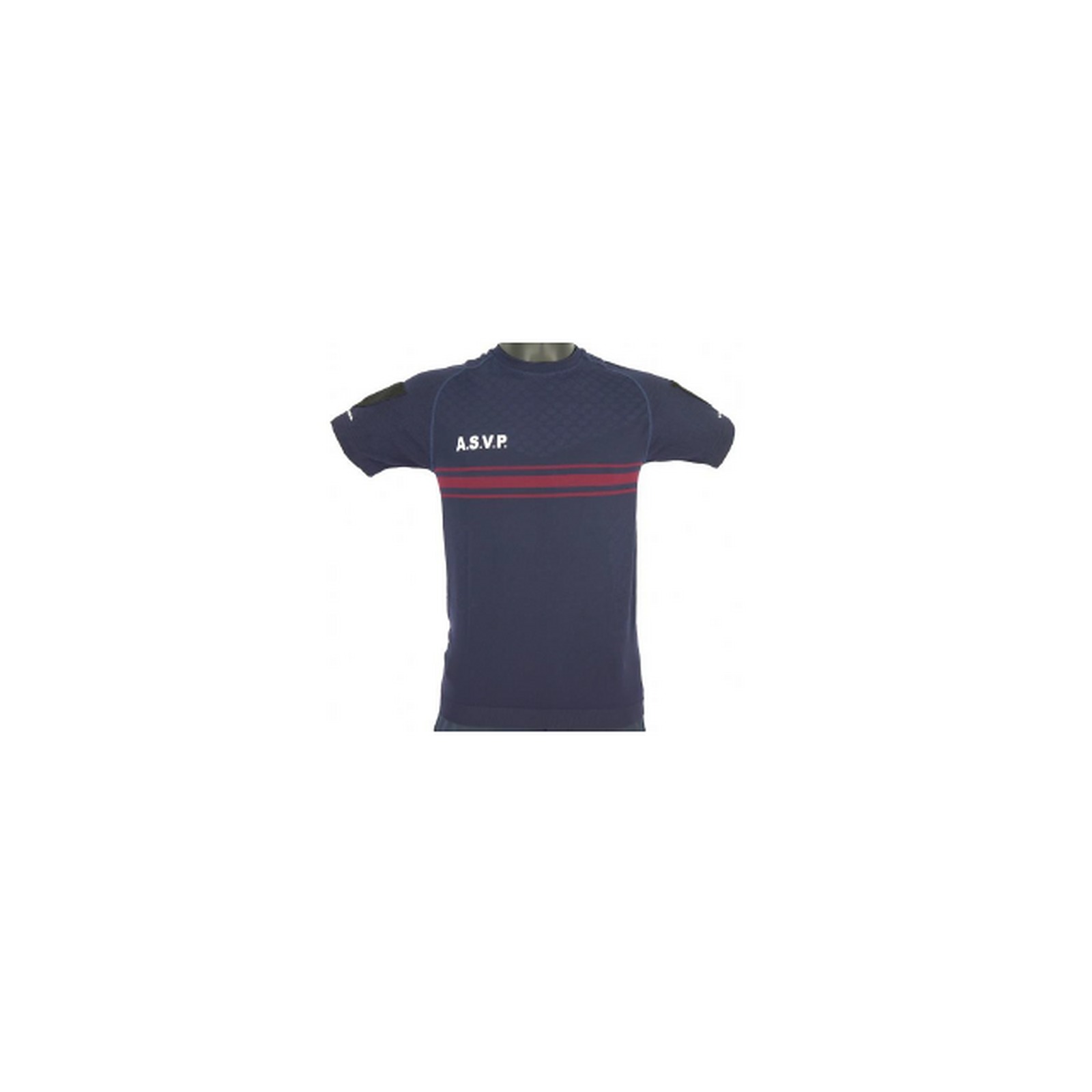 Tee-shirt MC airflow marine bandes BO A.S.V.P T.XXS à T.5XL (S.R)