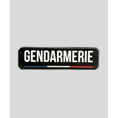 Rubber Patch "GENDARMERIE" Velcro 11x3cm – GK