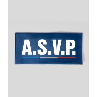 Flap Gomme “ASVP” Velcro 28x13 cm - GK