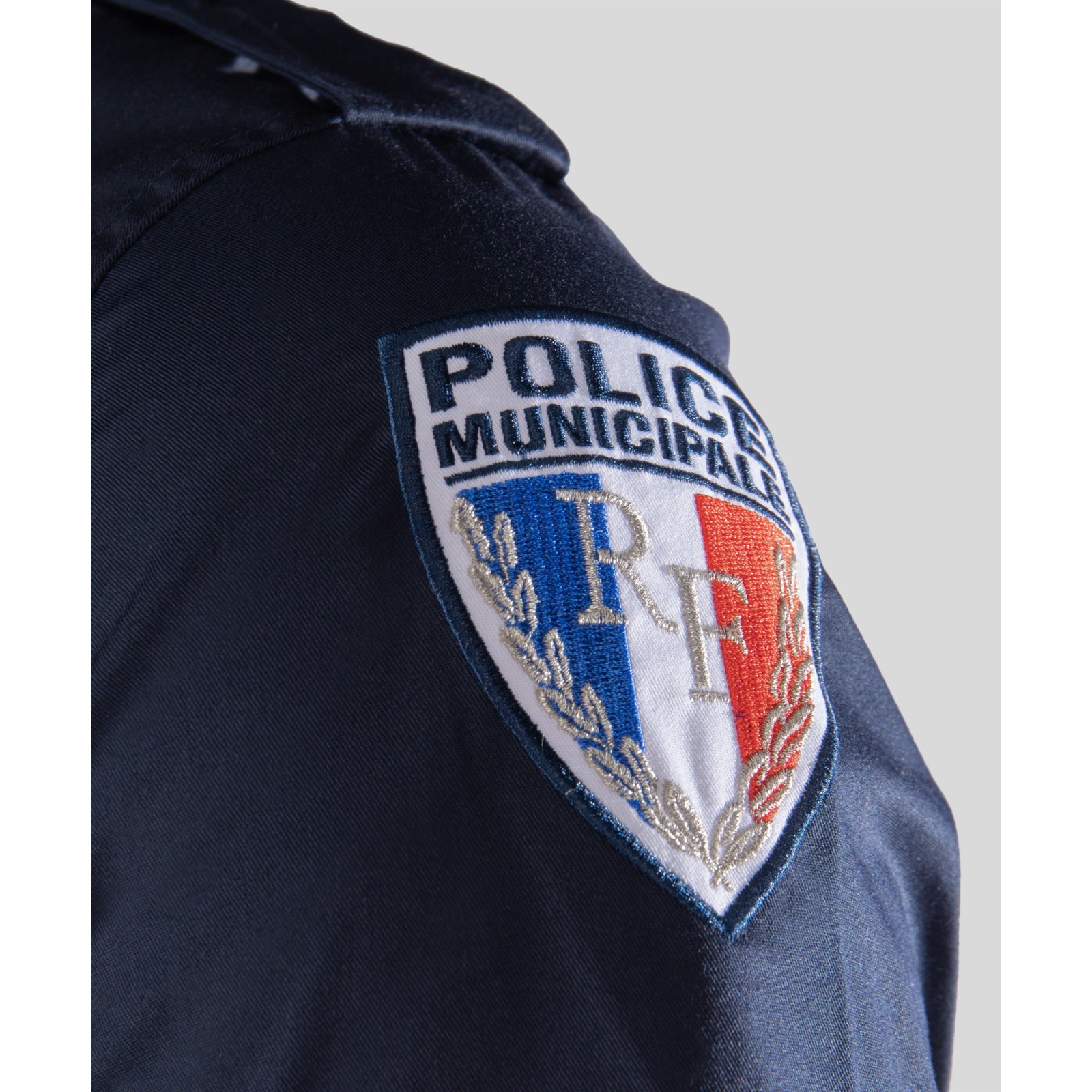 Chemise marine manches courtes police municipale