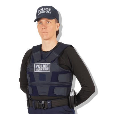Ballistic Vest with Retro-Reflective PM Flaps