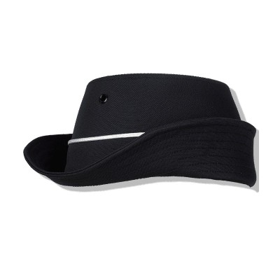 Navy Blue Rigid Brim Hat with Guard Badge Plate