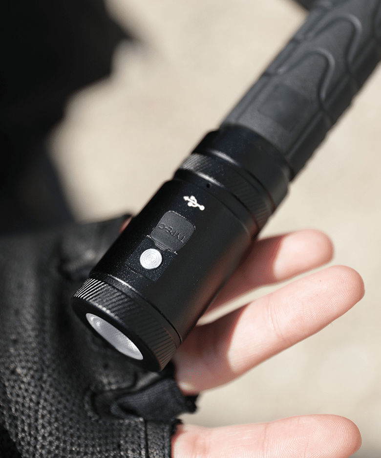flashlight module, telescopic baton, BDT, carried