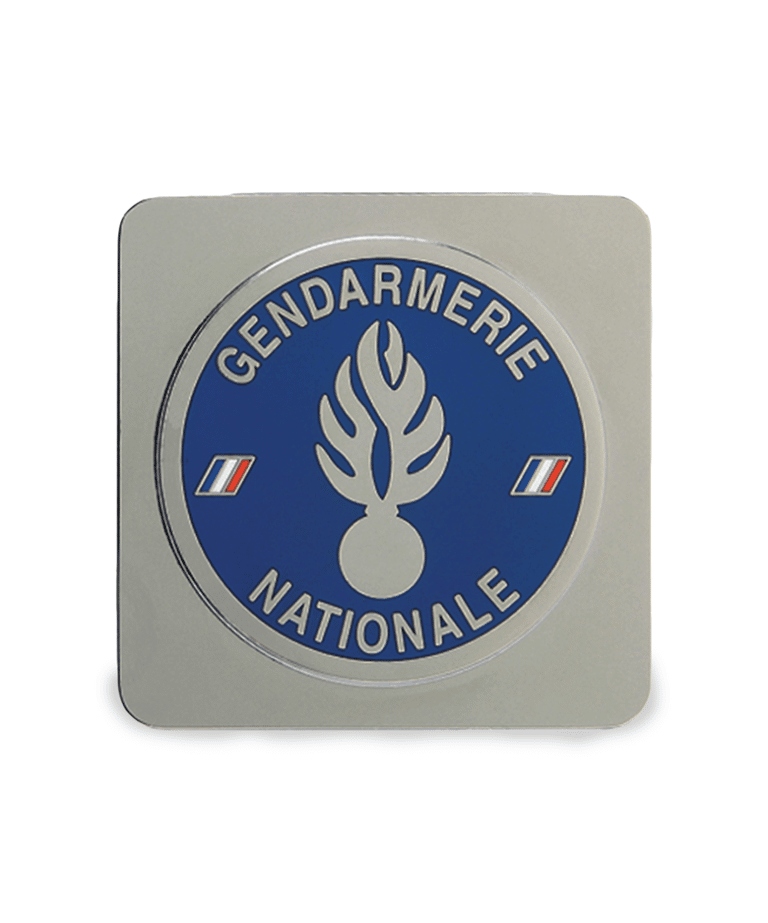 Médaille Gendarmerie à support carré