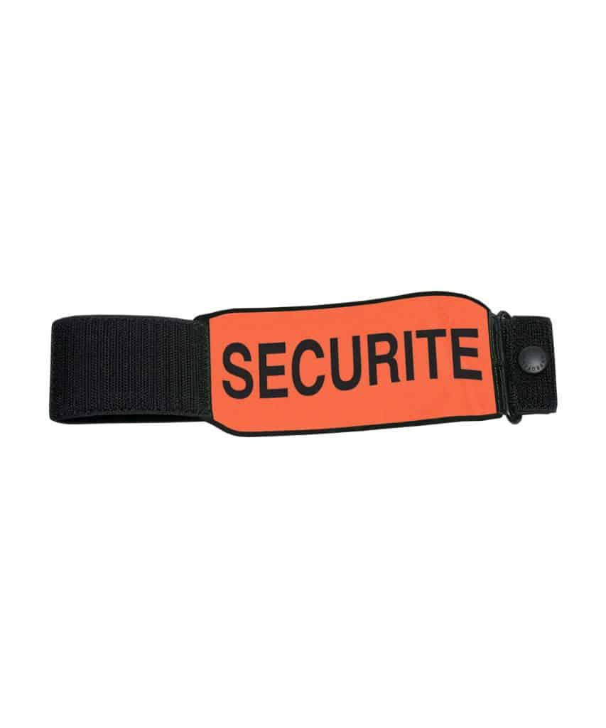 BRASSARD SECURITE RETRO-REFLECHISSANT