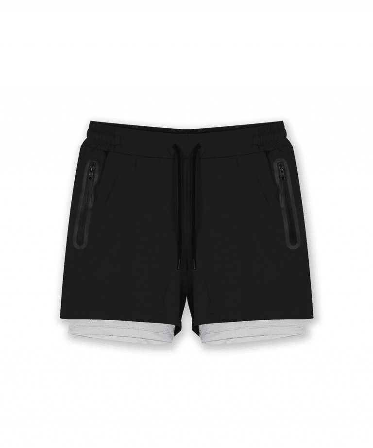 Short de Sport Sprint 2-en-1 GK UNDERCOVER Noir