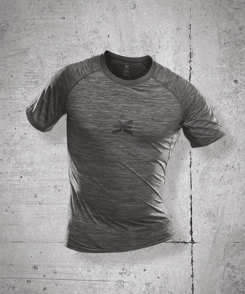 T-shirt sport Gris / Kaki