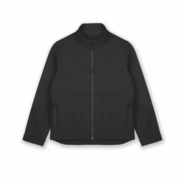 Veste Softshell Storm Bi-Matière Noire