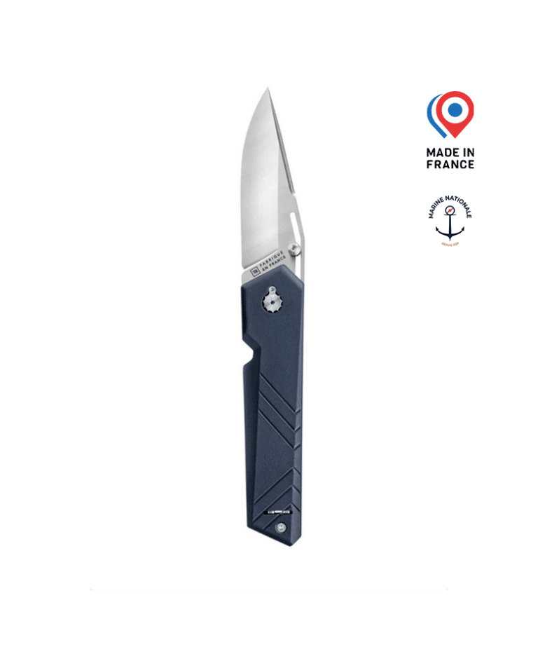 Couteau Unboxer® fermant - Bleu