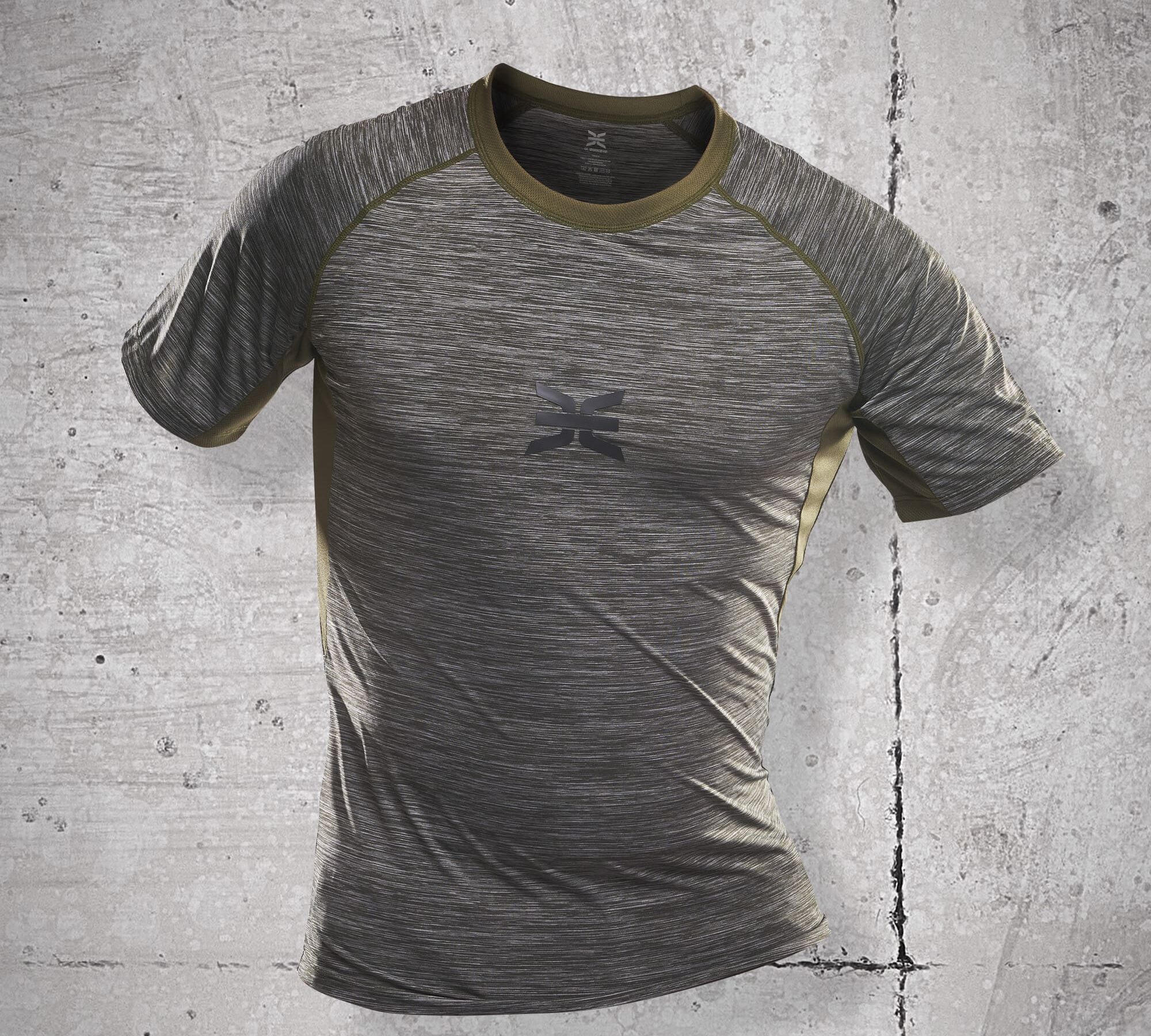 T-shirt sport Gris / Kaki