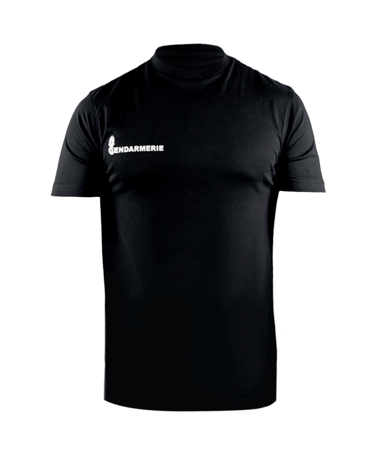 T-shirt Gendarmerie – Inscription blanche