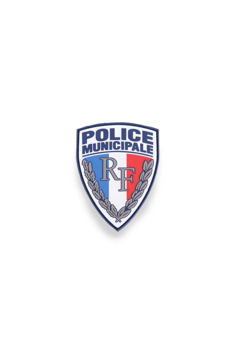 Écusson gomme Police Municipale sur velcro