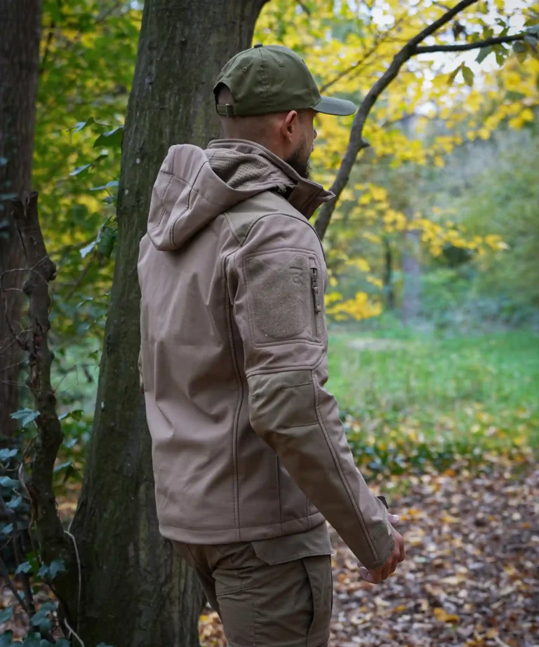Softshell Ripstop Coyote face