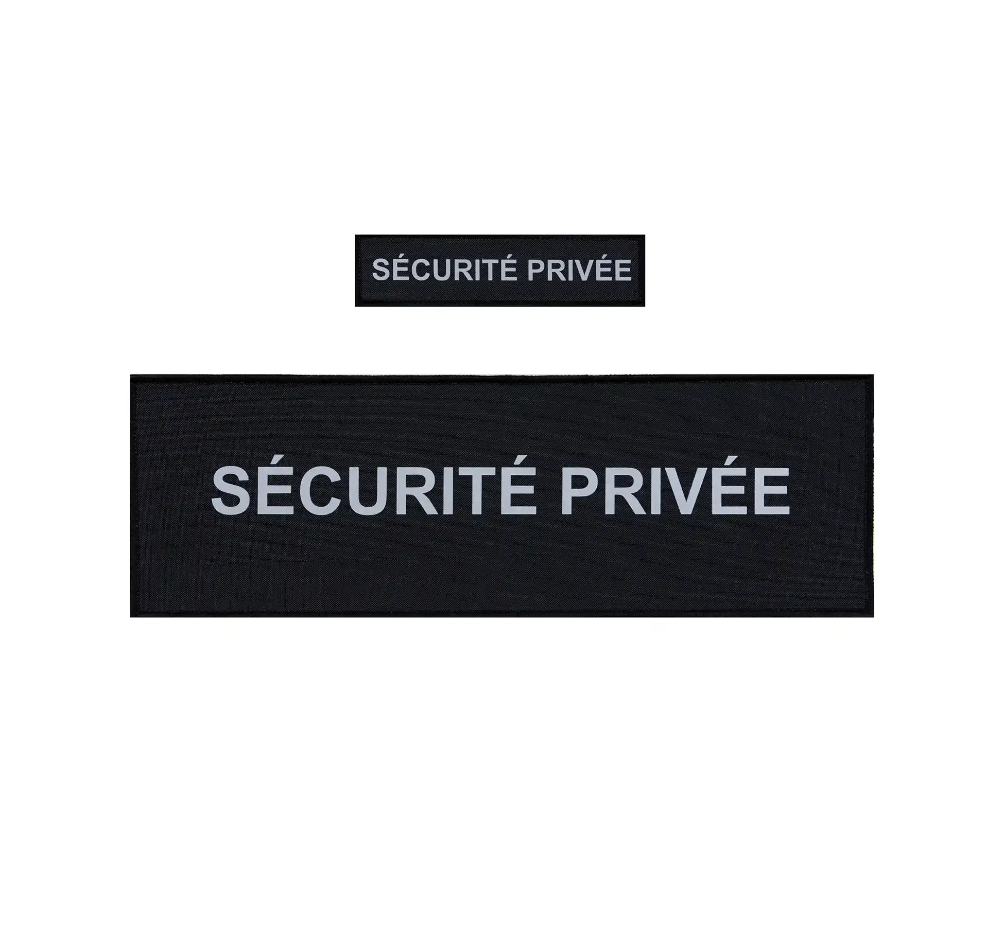 Flaps "SECURITE PRIVEE" Noir
