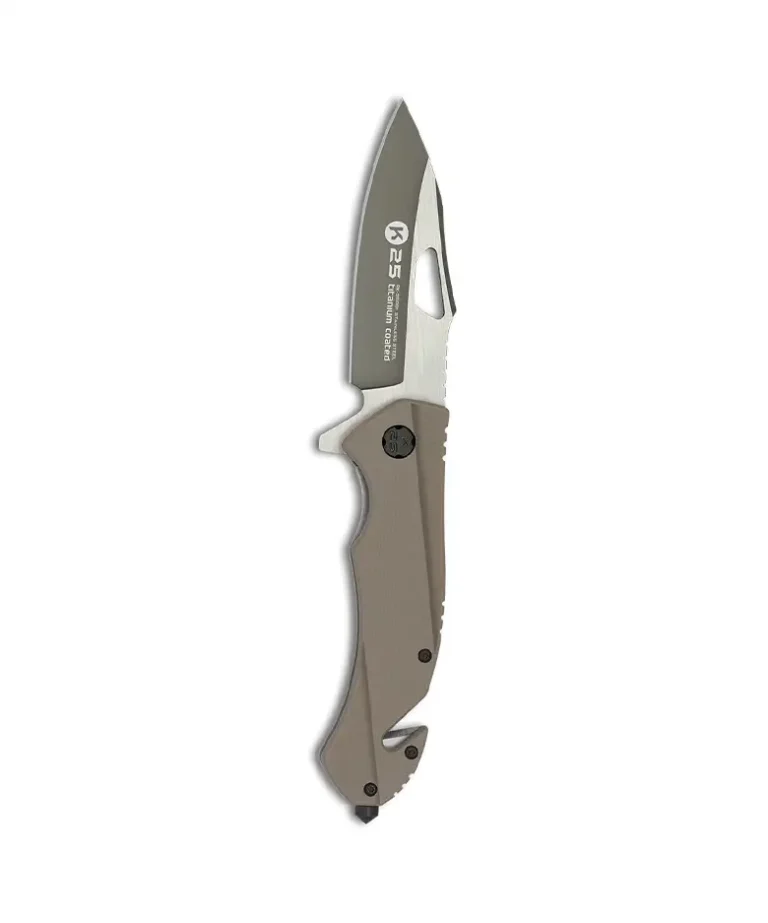 Couteau Pliant Tactique G10 Coyote - K25
