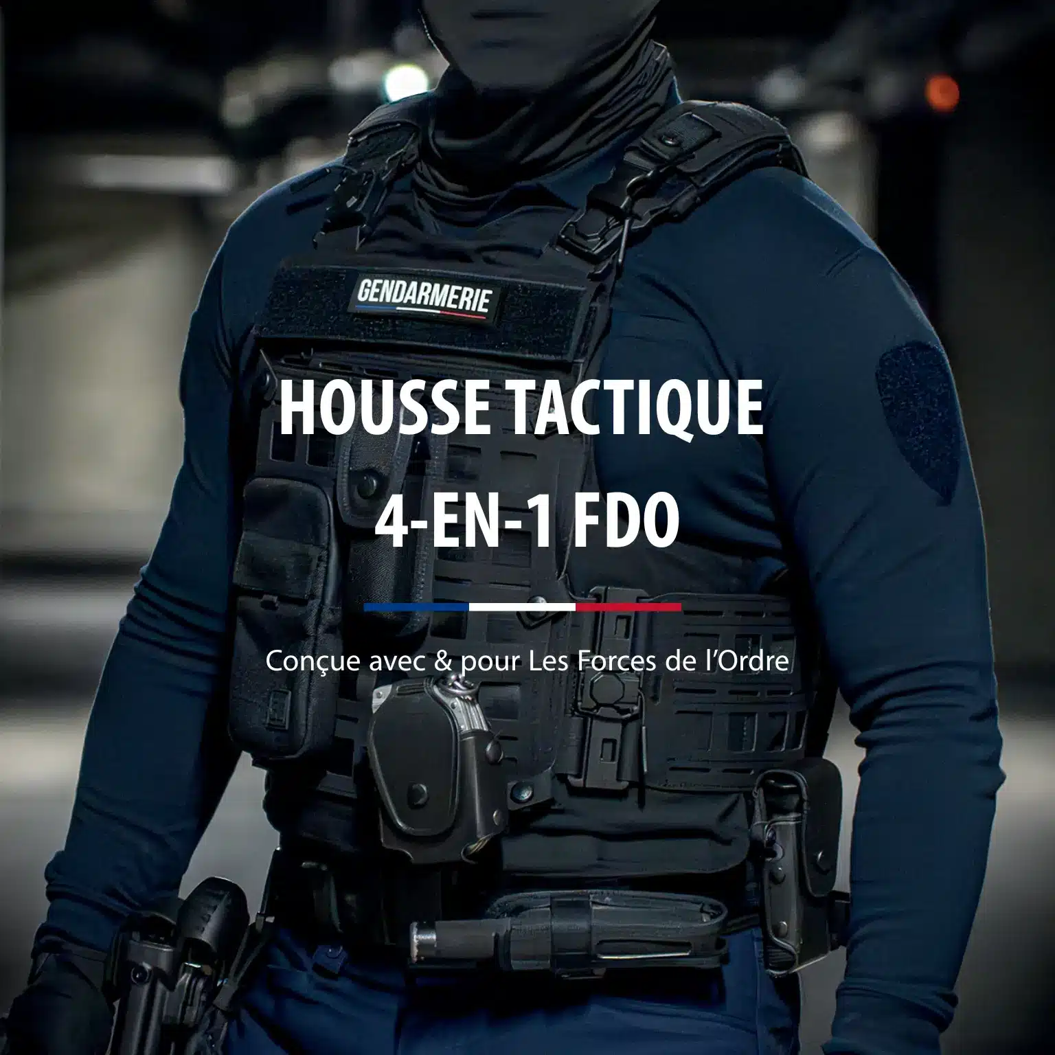Housse tactique 4-en-1 FDO Noir