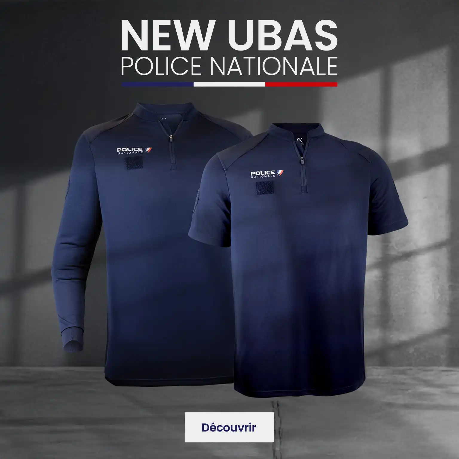 Polo Manches Longues Police Nationale – Marine